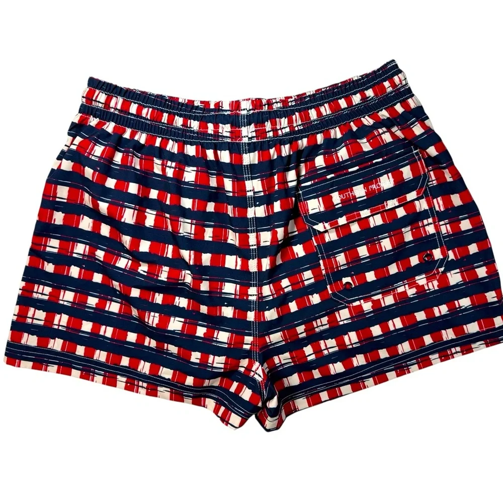 Southern Proper Small Plaid Swim Shorts